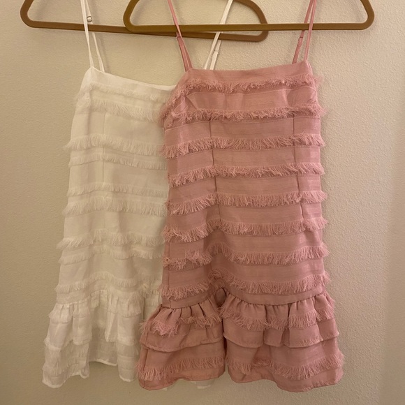 (2x host pick!) Princess Polly Molina drop waist mini dresses both with tags - Picture 4 of 12